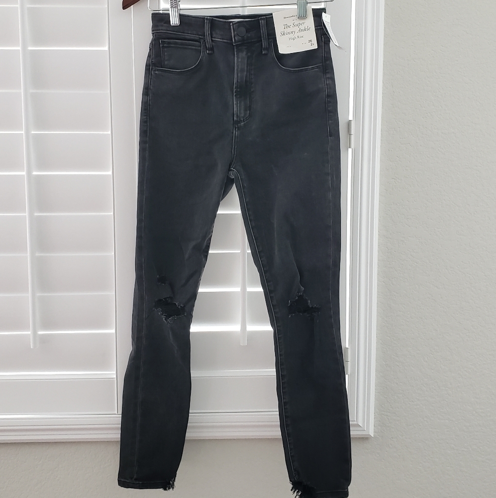 Abercrombie & Fitch high rise super skinny jeans